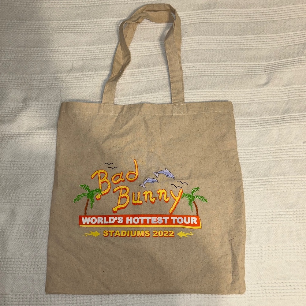 Bad bunny authentic tote bag from concert